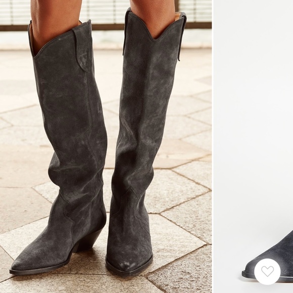 Isabel Marant Denvee Boot Faded Black - Picture 2 of 13